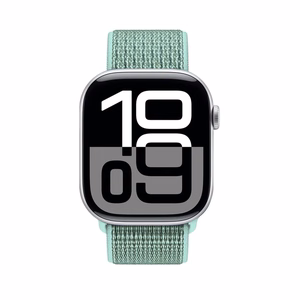 Crong Nylon sportinis Apple Watch dirželis, 38/40/41/42 mm, „Atlantic Green“