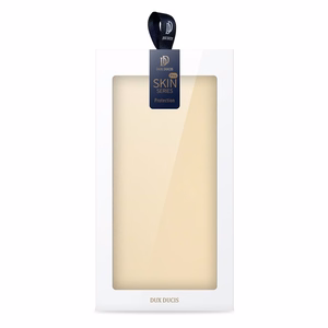 DUX DUCIS Skin Pro knygos stiliaus dėklas telefonui iPhone 13 mini (m) - auksinis (m)