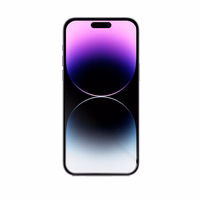 Forcell Lankstus Nano stiklas 5D skirtas iPhone 14 Pro Max juodas (Hot Bending) veikiantis pirštų atpaudų skaitytuvas