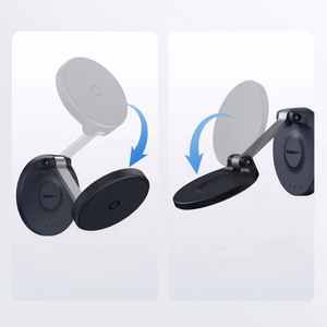 Baseus "MagPro" telefono stovas juodas