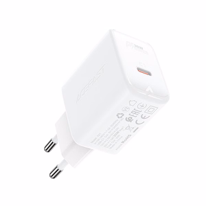 Įkroviklis Acefast A21 30W GaN USB-C baltas