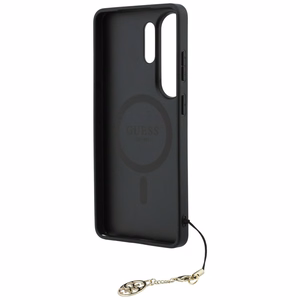 Guess dėklas 4G Classic Logo Charm MagSafe for Samsung Galaxy S26 Ultra juodas