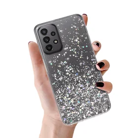 Briliantinis skaidrus dėklas telefonui Samsung Galaxy A23 4G/5G Permatomas