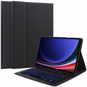 Tech-Protect SC Pen + klaviatūros dėklas su klaviatūra Samsung Galaxy Tab S9 FE+ 12.4" X610 / X616B - juodas
