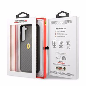 Ferrari FEHCS22SFCAK S22 S901 juoda/juoda kietas dėklas On Track Real Carbon