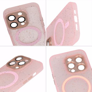 Tel Protect Magnetinis Splash Matinis dėklas telefonui iPhone 15 Plus šviesiai rožinis