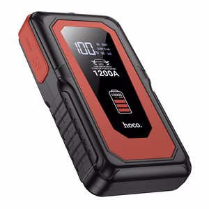 Išorinė baterija Hoco 10000 mAh 2A su automobilio avariniu starteriu QS3 juoda