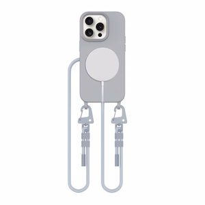 Tech-Protect MagNecklace Magnetinis dėklas telefonui iPhone 15 Pro - pilkas