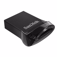SanDisk Ultra Fit USB atmintukas 128 GB USB A tipo 3.2 Gen 1 (3.1 Gen 1) Juoda