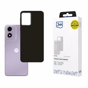 3mk Matinis dėklas Motorola Moto E14 / G04 / G04S - juodas