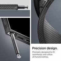 Spigen Liquid Air dėklas telefonui Samsung Galaxy S24 Ultra - matinė juoda