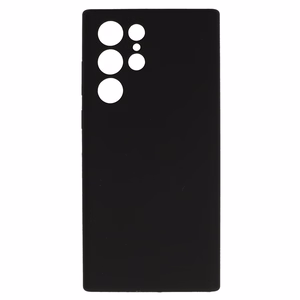Silikoninis Lite dėklas Samsung Galaxy S22 Ultra juodas