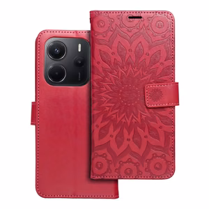 MEZZO Book чехол для Xiaomi Redmi Note 14 5G мандала пурпурный