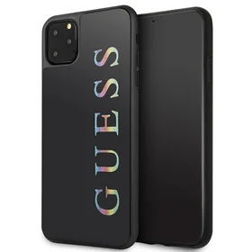 Guess GUHCN65LGMLBK iPhone 11 Pro Max - juodas Glitter Logo