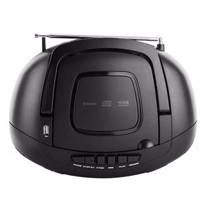 JVC RC-E451B CD grotuvas Nešiojamas kompaktinių diskų grotuvas Juoda