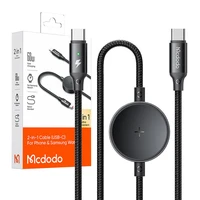 Mcdodo CA-4170 2 viename USB-C kabelis + Samsung Watch belaidis įkroviklis, 60W, 1.5m