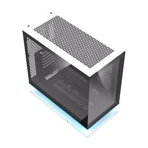 DarkFlash F1 ATX kompiuterio korpusas su 6 ventiliatoriais, baltas