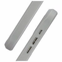 Nimmy Glasses Šaunus kačių dėklas telefonui iPhone 15 Pro Max - pilkas