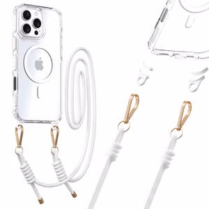 Tel Protect Strap Clear Чехол для Iphone 15 Pro белый