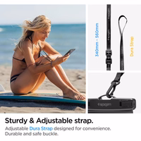 Dėklas telefonui Spigen Aqua Shield A601 atsparus vandeniui IPX8 - juodas