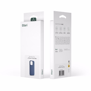 Etteri silikoninis dėklas - skirtas Xiaomi Redmi Note 13 4G, tamsiai mėlynas