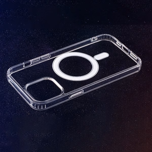 Anti Shock 1,5 mm Mag чехол iPhone 15 6,1" прозрачный большое отверстие