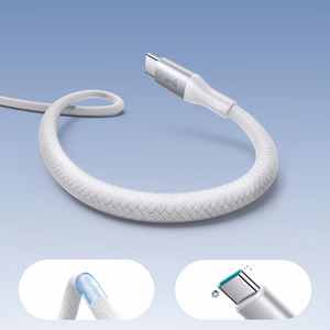 Joyroom S-A28 Flash serijos 3A USB-A - USB-C kabelis 2m - baltas
