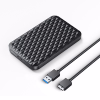 "Orico 2520U3-V1" 2,5 colių HDD/SSD USB Micro-B 5Gb/s diskinis kaupiklis - juodas