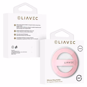 Liavec MagSafe Ring light pink