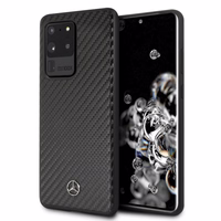 Mercedes Dinaminis dėklas Samsung Galaxy S20 Ultra - juodas