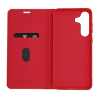 Wonder Frame Dėklas telefonui Samsung Galaxy S25 FE raudonas