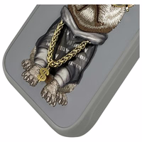 Nimmy Akiniai Kietas Šuo Dėklas telefonui iPhone 16 Pro Max - pilka