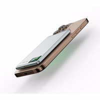 Blavec isorine baterija 5000mAh BJ-03 Ultra Slim 7,8mm - Type C - 22,5W magnetine MagSafe 3 in 1 (PBBJ03-MC5G) pilka (pazeista pakuote)