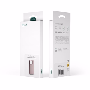 Etteri silikoninis dėklas telefonui iPhone 15 6,1 šviesiai rožinis