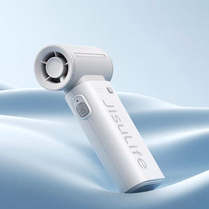 Jisulife Life9 3600 mAh nešiojamasis rankinis mini USB ventiliatorius-pūstuvas, pilkas
