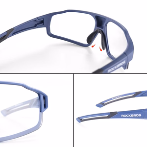 Rockbros SP216BL fotochrominiai UV400 dviratininko akiniai - mėlyni