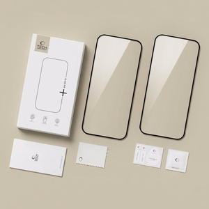 Tech-Protect Glass Fit+ 2 vnt. grūdintų apsauginių stiklų rinkinys, skirtas Xiaomi Redmi 17 4G / 5G – juodas