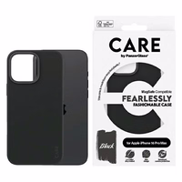 CARE by PanzerGlass Mados dėklas telefonui iPhone 16 Pro Max 6.9" juodas/juodas Magnetinis 1380