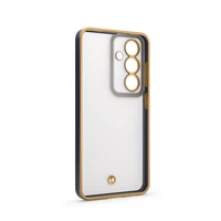 Silky Gold dėklas telefonui Xiaomi Redmi 14C 4G / 14C 5G / Redmi A4 / POCO C75 mėlynas