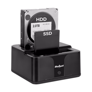 Rebel USB 3.0 HDD/SSD diskų prijungimo stotelė