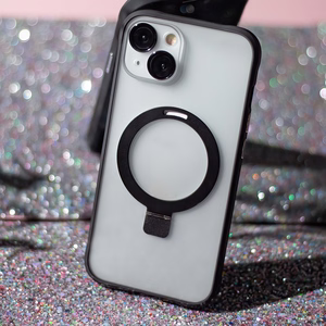 Magnetinis dėklas telefonui iPhone 15 Plus 6,7" juodas