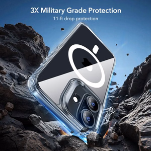 ESR Classic Hybrid MagSafe + grūdinto stiklo rinkinys iPhone 17 - skaidrus