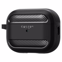 Spigen Rugged Armor dėklas Apple AirPods Pro 1 / 2 - matinė juoda