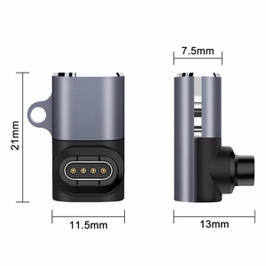 Wozinsky WAYGS1 USB-C adapteris Garmin išmaniajam laikrodžiui - pilkas
