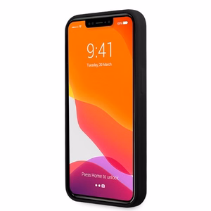 Ferrari FESSIHMP13LBK iPhone 13 Pro / 13 6.1 kietasis dėklas silikoninis MagSafe, juodas