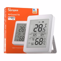 Sonoff AirGuard TH SNZB-02DR2 ZigBee LCD Temperature and Humidity Jutiklis