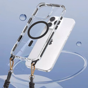 Tel Protect Strap Dėklas telefonui iPhone 15 Pro juodas