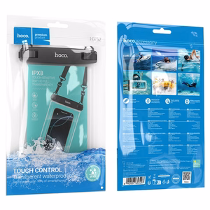 Atsparus vandeniui dėklas Hoco HX52 juodas