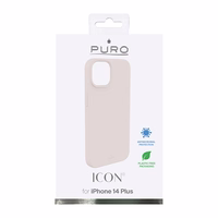 PURO ICON Dėklas Apple iPhone 14 Plus / 15 Plus dėklas (smėlio rožinis)