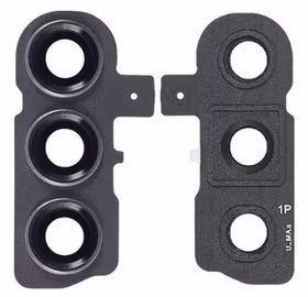 Samsung S921 S24 kameros stikliukas su rėmeliu Black ORG